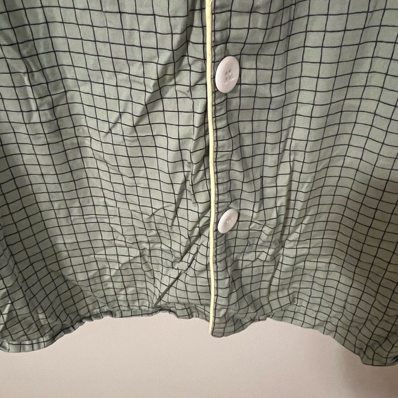 Jo’s Lounge Peppermint Buttondown Sleep Shirt One Size - Picture 8 of 9